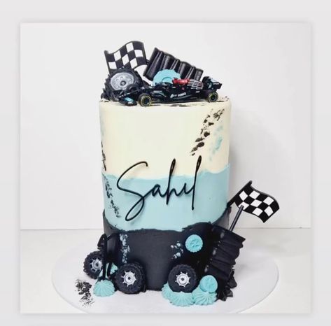 Racing Cake Ideas, Racing Theme Birthday Cake, Formula 1 Birthday Cake, Formula One Cake, Racing Theme Cake, Fast One Cake, Formula 1 Cake, Need Four Speed Birthday Cake, F1 Cake Ideas