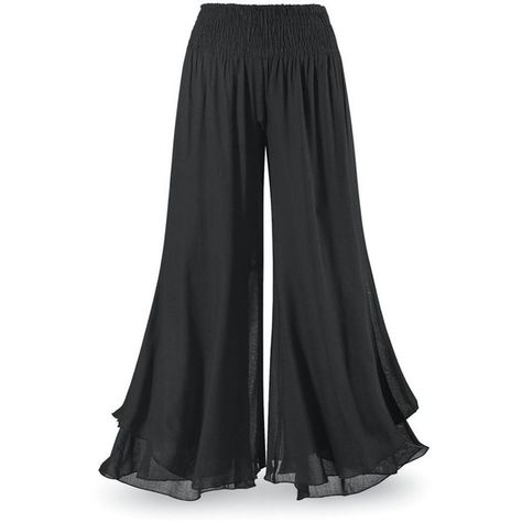 Plus Sizes ($100) ❤ liked on Polyvore featuring pants Celana Palazzo, Palazzo Pants Pattern, Celana Yoga, Plazo Pant, Pants Pattern Free, Model Rok, Pyramid Collection, Womens Palazzo Pants, Unique Clothes For Women