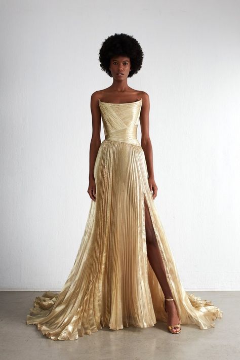 Prom Dresses Strapless, Rami Al Ali, Dorothy Dandridge, Plisse Dress, Formal Occasion Dress, Strapless Prom Dresses, Dress 2024, Gala Dresses, Couture Gowns