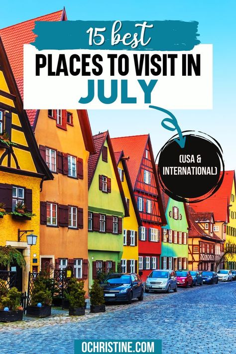 U.s. Vacation Destinations, Best Places To Visit In June, Summer Destinations In The Us, Europe In July, Summer Vacation Ideas In The Us, Best Usa Travel Destinations, Cheap Travel Destinations In The Us, Best Summer Vacations In The Us, Cheap Places To Travel In The Us