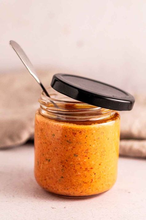 Change up the flavors of red pepper pesto with this recipe using Marconi red peppers. Sweet, smoky, and flavorful it'll elevate any dish. Marconi Peppers Recipes, Marconi Peppers, Red Pepper Pesto Recipe, Red Pepper Pesto, Pepper Pesto, Creamy Pesto, Homemade Pesto, Pesto Recipe, Roasted Peppers