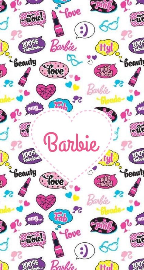 Barbie Pap, Barbie Iphone Wallpaper, Barbie Wallpaper Iphone, Barbie Wallpaper, Free Barbie, Barbie Printables, Barbie Logo, Barbie Cartoon, Barbie Images