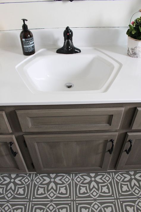 Painted beadboard bathroom