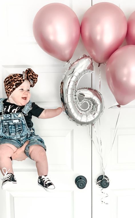 Half Birthday Milestone Pictures, Half Month Birthday Ideas, Baby Girl Half Birthday Ideas, Half Birthday Photoshoot Ideas, Half Year Birthday Ideas, 6 Month Baby Picture Ideas Half Birthday, Half Birthday Ideas, 1/2 Birthday, Six Month Birthday