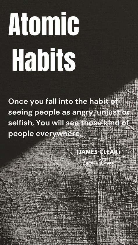 #Atomic Habits#James Clear James Clear, Atomic Habits, Kinds Of People, Atom, Book Worms, Quick Saves