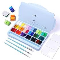 Himi Gouache, Gouache Paint Set, Outdoor Painting, Jelly Cups, Gouache Paints, Pen Tray, Artistic Painting, Creative Shop, Gouache Paint