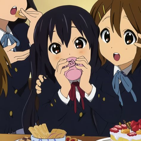 K On Matching Pfp, K On Pfp, Azusa K On, K-on Icons, Azusa Nakano, Matching Friend, New Darlings, Best Friend Match, Pfp Matching