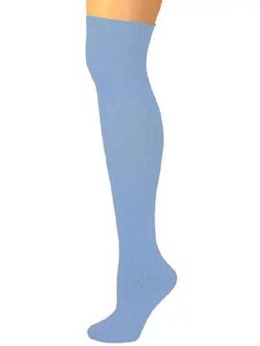 Knee high socks in sky blue Blue Thigh High Socks, Pop Socks, Over Knee Socks, Wonder Boys, Blue Socks, Halloween Inspo, Thigh High Socks, Style Aesthetic, Knee Socks