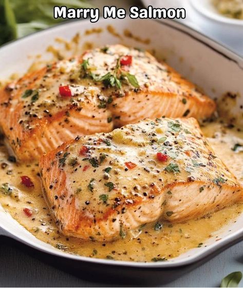 Marry Me Salmon, Fish And Chips Batter, Salmon Recipes Baked Healthy, Salmon Fillet, Seafood Entrees, Easy Salmon Recipes, Dinner On A Budget, Baked Salmon Recipes, Salmon Dishes