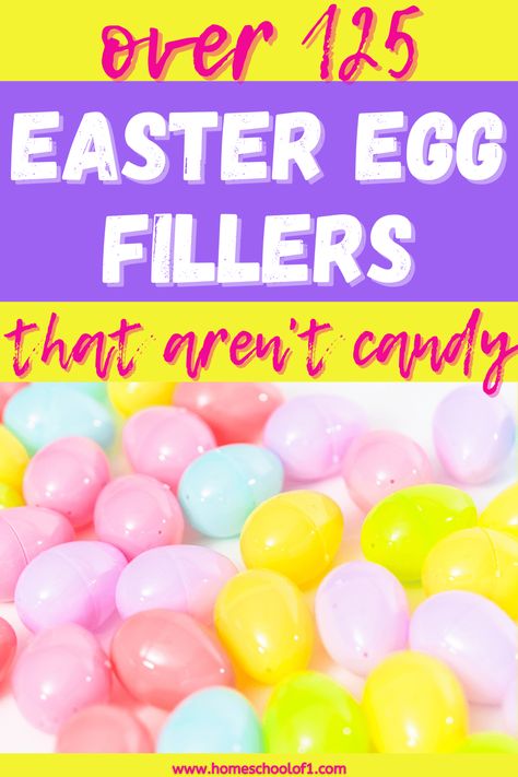 125 Awesome Non-Candy Easter Egg Filler Ideas for Plastic Eggs Prefilled Easter Eggs, Playgroup Themes, Easter Egg Filler Ideas, Egg Filler Ideas, Easter Bunny Footprints, Easter Egg Hunt Clues, Easter Bingo, Filler Ideas, Creative Easter Eggs