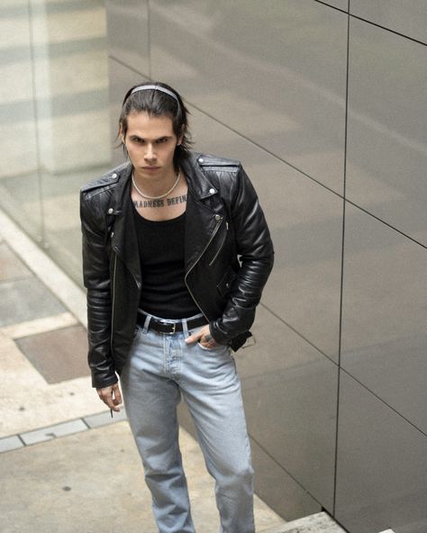 70s Rock Style Men, 70s Rockstar Aesthetic Men, Rockstar Men Outfit, Rockstar Bf Outfit, Rockstar Outfits Men, 80s Rockstar Fashion, Celine Photography, Rocker Outfit Men, Rockstar Aesthetic Men