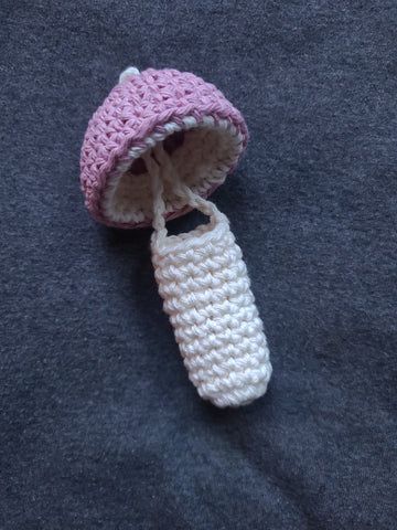 Free Pattern Mushroom Keychain Lighter Holder Bag Charm How To Crochet A Chapstick Holder, Mushroom Keychain Crochet Pattern Free, Crochet Keychain Pouch Pattern, Crochet Mushroom Chapstick Holder Pattern, Knitted Keychain Pattern, Crochet Chapstick Holder Pattern Free Mushroom, Mushroom Bag Charm Crochet, Crochet Mushroom Lip Balm Holder Free Pattern, Crocheted Mushroom Keychain