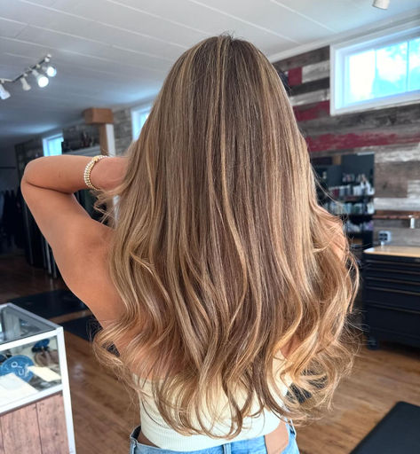 sandy chai bronde balayage fall Teddy Bear Bronde Balayage, Sandy Blonde Balayage Brown Hair, Warm Tone Highlights, Teddy Bronde, Bronde Babylights, Mushroom Bronde, Fall Bronde Balayage, Balayage Fall, Blended Balayage