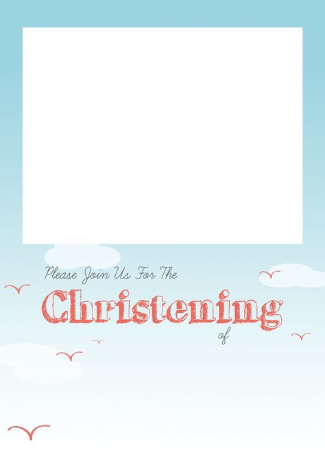 All Smiles - Free Printable Baptism & Christening Invitation Template | Greetings Island Baptismal Invitation For Boys Diy Free Printable, Baptismal Invitation For Boys Printable, Christening Invitation Background, Baptismal Invitation Layout, Baptismal Invitation Template Blank, Christening Background, Christening Invitation Template, Baby Dedication Invitation, Baptism Invitation For Boys