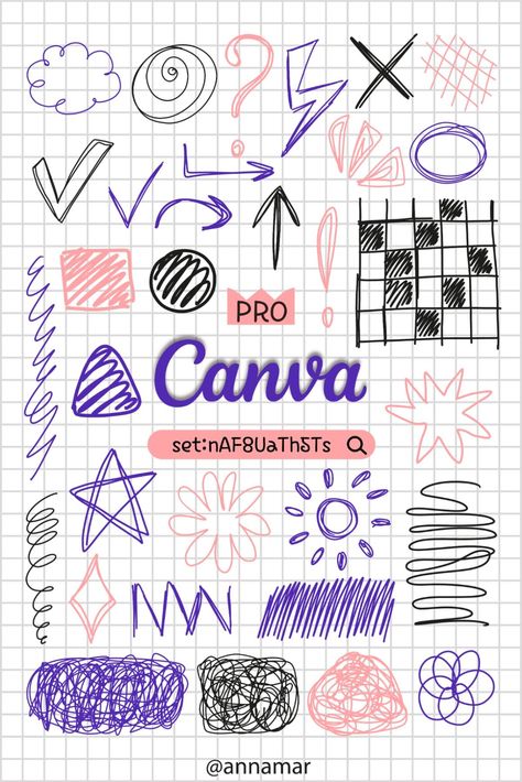 Doodles and abstract scribbles. Canva Element Keyword. mangofruitscanvaelements #aestheticcanva #canvacowgirl #canvaidea. Canva Doodle Elements, Yearbook Doodles, Graphic Design Schedule, Scribble Doodles, Doodle Graphic Design, Publicity Ideas, Font Canva Lettering, Best Fonts For Logos, Keyword Search