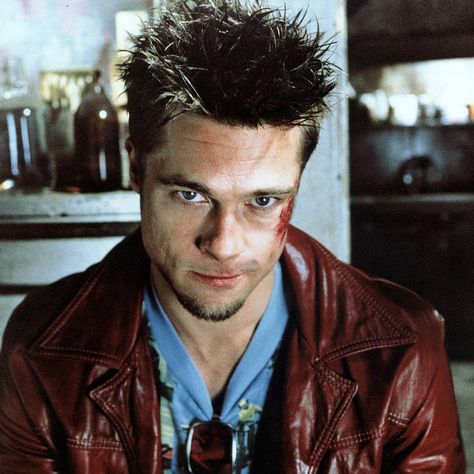 Tyler Durden Costume - Fight Club Check more at https://costumerocket.com/tyler-durden-costume/ Scott Adkins, Club Fashion, Edward Norton, Tyler Durden, David Fincher, Rick Owens Jacket, Dark Comedy, Movie Characters, Brad Pitt