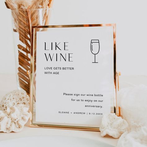 $11.25 | HARLOW Wine Bottle Wedding Guest Book Sign #harlow, wedding guest book sign, wine bottle guest book, wine guest book sign, love gets better with age, wine bottle sign, sign our wine bottle Wine Bottle Guest Book Sign, Wine Guest Book, Engagement Party Guest Book, Wine Bottle Guest Book, Bottle Guest Book, Wine Bottle Wedding, Vineyard Wedding Reception, Wedding Wine Bottles, Brewery Wedding