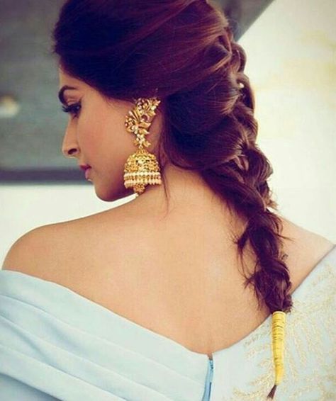 Indian Hairstyles - Zari French Braid Bridal Braids, Really Short Hair, French Braid Hairstyles, Indian Bridal Hairstyles, Bob Hairstyles For Fine Hair, Teen Hairstyles, Asian Hair, French Braid, Girl Hair