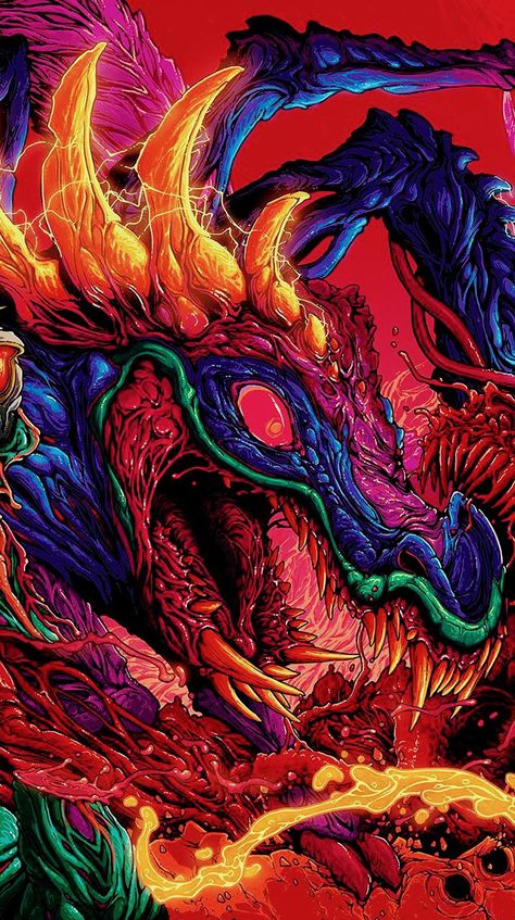 Hyper Beast Wallpaper, Painting Fantasy Art, Hyper Beast, Desenhos Love, Japanese Wallpaper Iphone, Beast Wallpaper, Glitch Wallpaper, Gothic Fantasy Art, Spiritual Artwork