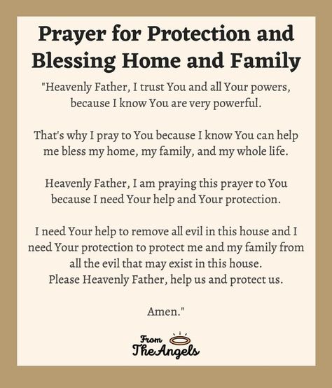 Blessing A New Home, New House Blessing, House Blessing Prayer, Rid Of Negative Energy, Personal Prayer, House Blessing, Bedtime Prayer, Prayer For Protection, Special Prayers