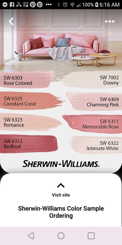 Rose Paint Color, Girls Room Paint Colors, Girls Bedroom Paint Colors, Girls Bedroom Paint, Blush Bedroom, Girls Room Paint, Boho Entryway, Pink Paint Colors, Living Room Wall Decoration