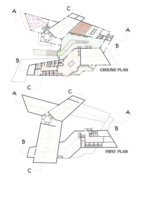 Museum of Modern Art on Behance Museum Plans Architecture, Museum Concept Architecture, Museum Plan Architecture Projects, Museum Architecture Concept Ideas, Museum Design Architecture, Museum Design Concept, Museum Architecture Design, Museum Concept, Koshino House