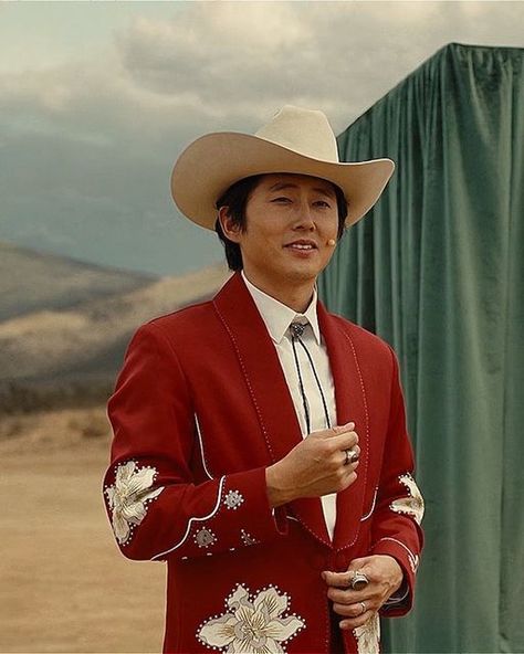 grimyfrightz shared a post on Instagram: "I'd let that ufo swallow me whole just for him sc: me song: Glock in My Lap movie: Nope". Follow their account to see 495 posts. Cowboy Prom, Cowboy Suit, Western Suit, Desert Photoshoot, Digital Wardrobe, Cowboy Costume, Wedding Cocktail Party, Western Suits, Spooky Szn