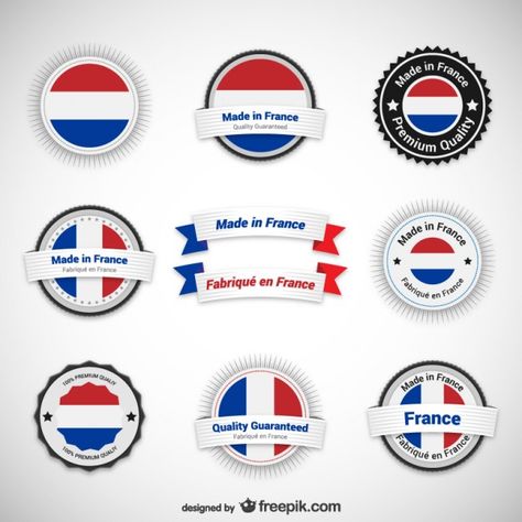 Made in france labels | Free Vector #Freepik #freevector #label #labels #france #made France Logo, Graphics Background, Background Designs, Free Seo Tools, Free Labels, Retro Logos, Wine Labels, Logo Restaurant, Free Vector Graphics