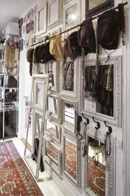 Long Narrow Hallway, Venetian Glass Mirror, 3d Pokemon, Hall Of Mirrors, Wall Closet, Narrow Hallway, Artist House, Design Del Prodotto, Store Displays