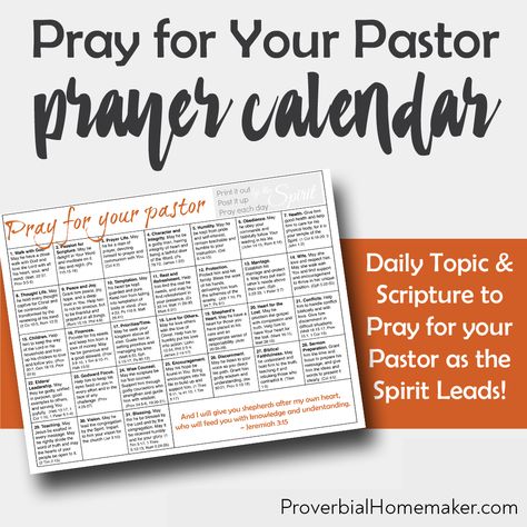 Pray For Your Pastor, Prayer Binder Ideas, Prayer Calendar, Prayer Topics, Bible Activities For Kids, Printable Prayers, Pastors Appreciation, Bible Study Notebook, Bible Time