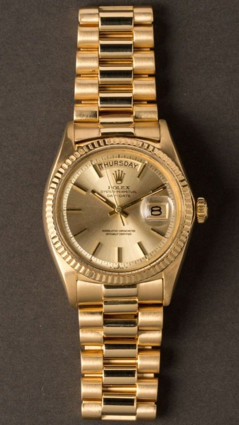 Gold Rolex Mens, Gold Watches For Men, Men's Rolex, Rolex Watches For Sale, Stylish Watches Men, Used Rolex, Rolex Watches Women, Trendy Watches, Gold Watches