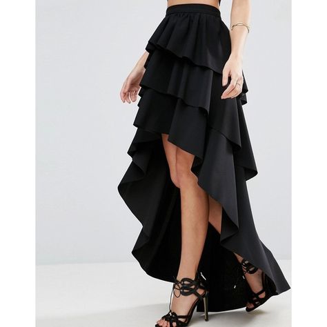 ASOS Rara High Low Maxi Skirt in Scuba ($61) ❤ liked on Polyvore featuring skirts, high-waisted maxi skirts, hi low skirt, high waisted pleated skirt, maxi skirts and high-waist skirt High Low Skirt Outfit, Long Grey Skirt, Pleated Skirt Pattern, Asymmetrical Maxi Skirt, Hi Low Skirt, Skirt Outfits Aesthetic, High Low Maxi Skirt, Hi Low Skirts, Skirt Patterns