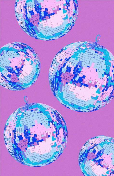 Disco Ball Art #disco #purple #graphicdesign #illustrator Purple Disco Ball, Disco Ball Graphic, Disco Ball Art, Disco Design, Purple Disco, Art Disco, Colourful Wallpaper Iphone, Art Account, Tie Dye Crafts