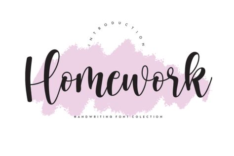 Holiday Homework Calligraphy, Homework Calligraphy, Craft Logo Design Creative, Kombinasi Font, Bujo Fonts, Popular Font, Font Branding, Holiday Homework, Fonts Script