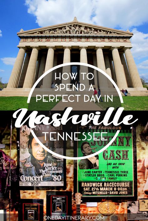 One Day in Nashville, Tennessee (Guide) – Top things to do Nashville Tennessee With Kids, Aesthetic Nashville, Nashville Itinerary, Day In Nashville, Tennessee Aesthetic, Nashville Attractions, Nashville Museums, Johnny Cash Museum, Nashville Downtown