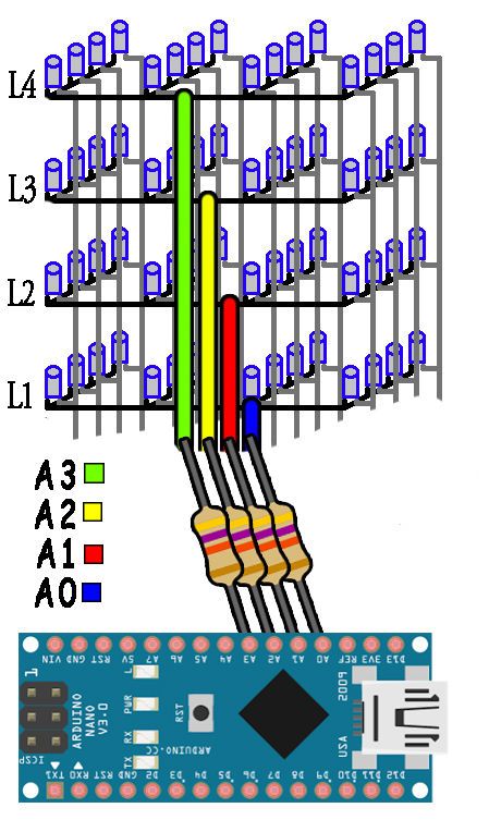 Arduino LED Cube (4x4x4) Led Cube Arduino, Electronics Engineering Projects, Proyek Arduino, Arduino Controller, Arduino Beginner, Arduino Led, Learn Robotics, Arduino Projects Diy, Arduino Cnc