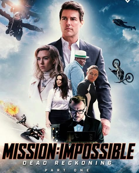 Mission Impossible Movie Poster, Mission Impossible Dead Reckoning, Mission Impossible Movie, Tom Cruise Mission Impossible, Mission Impossible 7, Hollywood Action Movies, Pom Klementieff, Ethan Hunt, Tom Cruise Movies