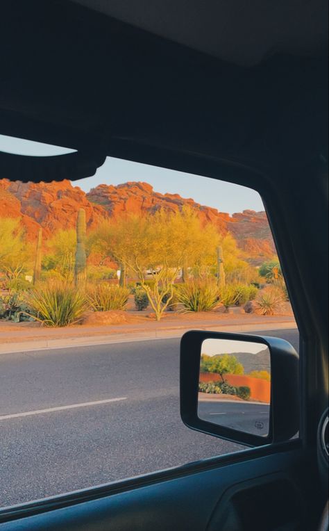 #mountains #arizona #aesthetic #sunset #summer #jeepwrangler #jeep #sunsetphotography #driving Zioncore Aesthetic, Desert Summer Aesthetic, Arizona Vision Board, Travel Aesthetic Usa, Road Trips Aesthetic, Arizona Summer Aesthetic, Arizona Lifestyle Aesthetic, Scottsdale Arizona Aesthetic, Sedona Arizona Aesthetic