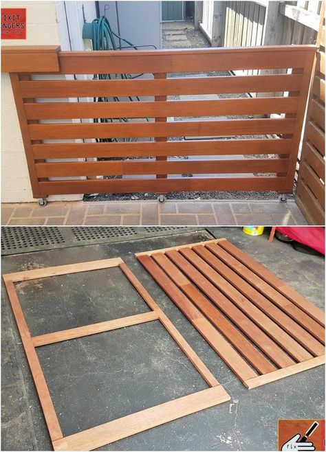 25 DIY Dog Gate Ideas and Plans - Install Easy DIY Pet Gate Diy Door Gate, Dog Gate Diy, Dog Gate Ideas, Sliding Dog Gate, Dog Gates Indoor, Diy Pet Gate, Small Scrap Wood Projects Diy, Small Scrap Wood Projects, Scrap Wood Projects Diy