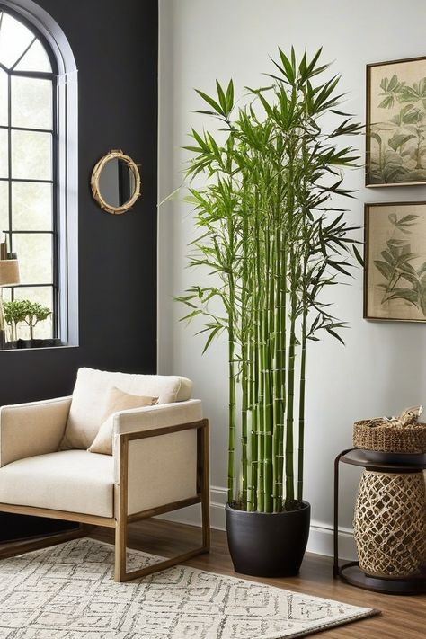 12 Best Indoor Faux Plants Corner Decor With Plants, Fake Room Plants, Faux Trees Indoor Decor, Bamboo Indoor Plant, Bamboo Plant Indoor, Bamboo Plant Decor, Indoor Bamboo Plant, Hotel Plants, Bamboo Indoor