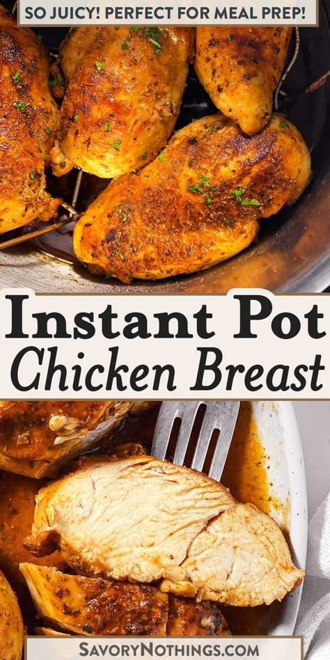 Chicken Breast Instant Pot Recipes, Instant Pot Chicken Breast, Ways To Cook Chicken, Fried Chicken Breast, Pressure Cooker Chicken, Best Instant Pot Recipe, Healthy Instant Pot Recipes, Chicken Breast Recipe, Instant Pot Recipes Chicken