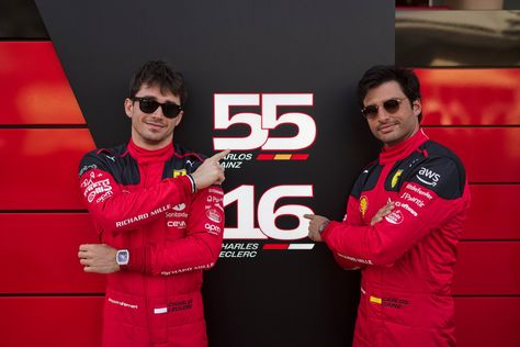 Scuderia Ferrari on Twitter: "Yeah… that didn’t quite go to plan 😅 @ray_ban @Charles_Leclerc @Carlossainz55 https://t.co/VoWxlYqmn9" / Twitter Charles Leclerc And Carlos Sainz, Escuderias F1, Prince Of Monaco, F1 Wallpaper Hd, Formula 1 Car Racing, F1 Poster, Sports Aesthetic, Smooth Operator, Formula 1 Car