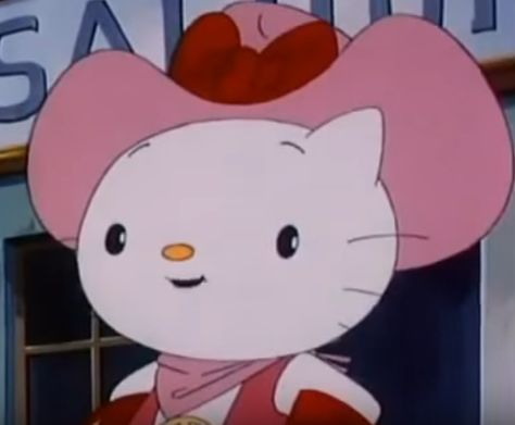 Cowgirl Icon Pfp, Cowgirl Hello Kitty, Cowgirl Pfp, Hello Kitty Cowgirl, Cowgirl Cartoon, Sanrio Finds, Playlist Covers Photos, Facebook Content, Cowboy Aesthetic