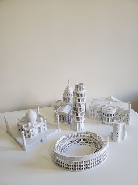 Taj Mahal Model, Architecture Replica, World Landmarks, Famous Landmarks, Travel Souvenirs, Taj Mahal, 3d Printing, Unique Gifts, Italy