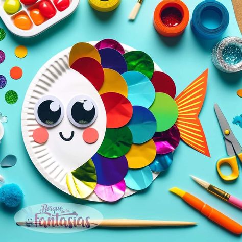 Paper Plates Crafts For Kids, Paper Plate Art, Toddler Arts And Crafts, Fun Arts And Crafts, Hand Crafts For Kids, Easter Decorations Dollar Store, Paper Plate Crafts, Daycare Crafts, Easter Decorations Christian