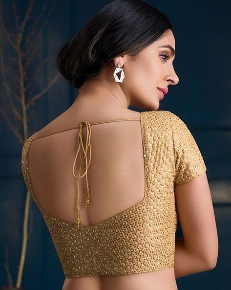 https://youtu.be/m8EItyVNwwY Golden Blouse Designs, Gold Blouse Designs, Golden Blouse, Bridal Blouses, Cotton Blouse Design, Sari Design, Shiva Parvati, Backless Blouse Designs, New Saree Blouse Designs