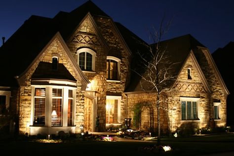 Exterior House Lights, House Lighting Outdoor, Porch Light Fixtures, Led Exterior Lighting, Landscape Lighting Design, Exterior Light Fixtures, Home Lighting Design, Garage Lighting, Porch Lighting