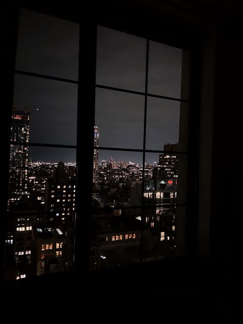 #city #nyc #newyorkcity #newyork #night #citylights #nycnight #nightlife #cityscape #aesthetic #window #view Nyc Apartment Night View, Night City Window View, City View Apartment Aesthetic Night, Nyc View Night, City From Window View, City Skyline Night Aesthetic, Apartment With Big Windows Cities, City View Apartment Night Window Rainy, Nyc View Apartment Window