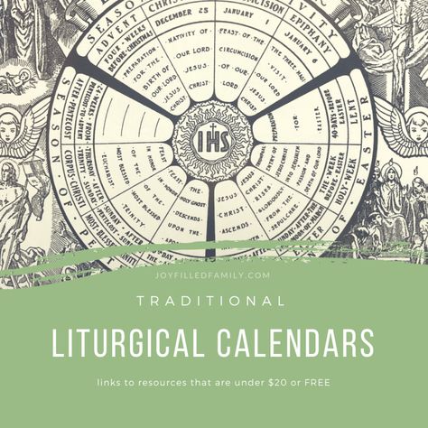 Traditional Catholic Calendars {FREE to under $20} Liturgical Year Calendar, August Decor, Catholic Calendar, Catholic Liturgical Calendar, Liturgical Calendar, Traditional Catholicism, Liturgical Year, Flip Calendar, Calendar Poster