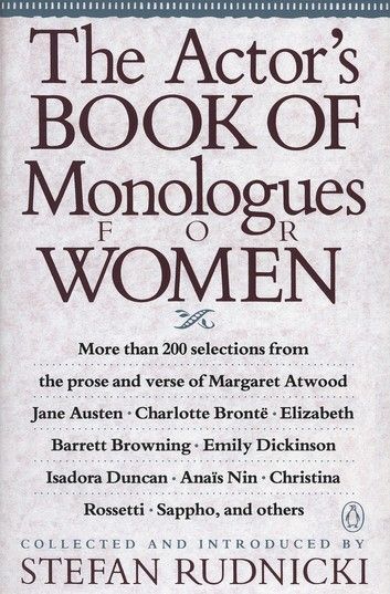 Monologues For Women, Acting Monologues, Teaching Theatre, Mary Wollstonecraft, Charlotte Brontë, Isadora Duncan, Christina Rossetti, Mashup Music, Acting Tips